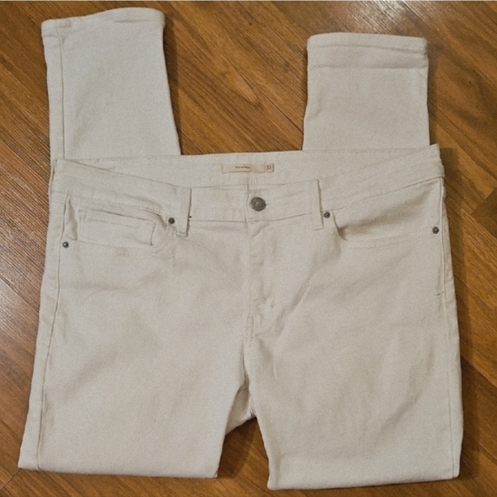 Levi's 711 Skinny White Jeans Size 33